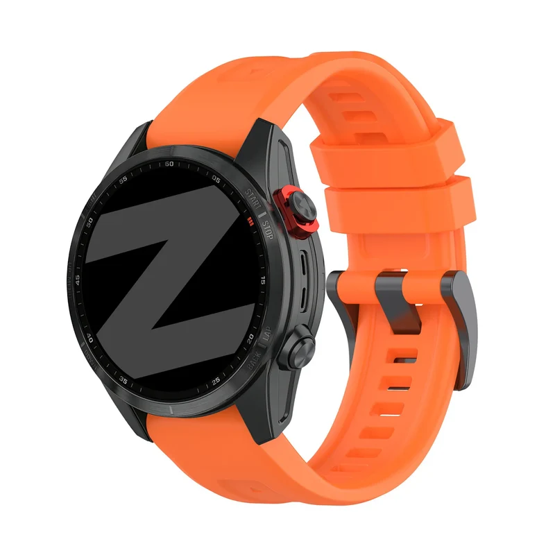 Bandz Garmin Fenix 9 - 43mm Silikonarmband 'Classic' (Orange)
