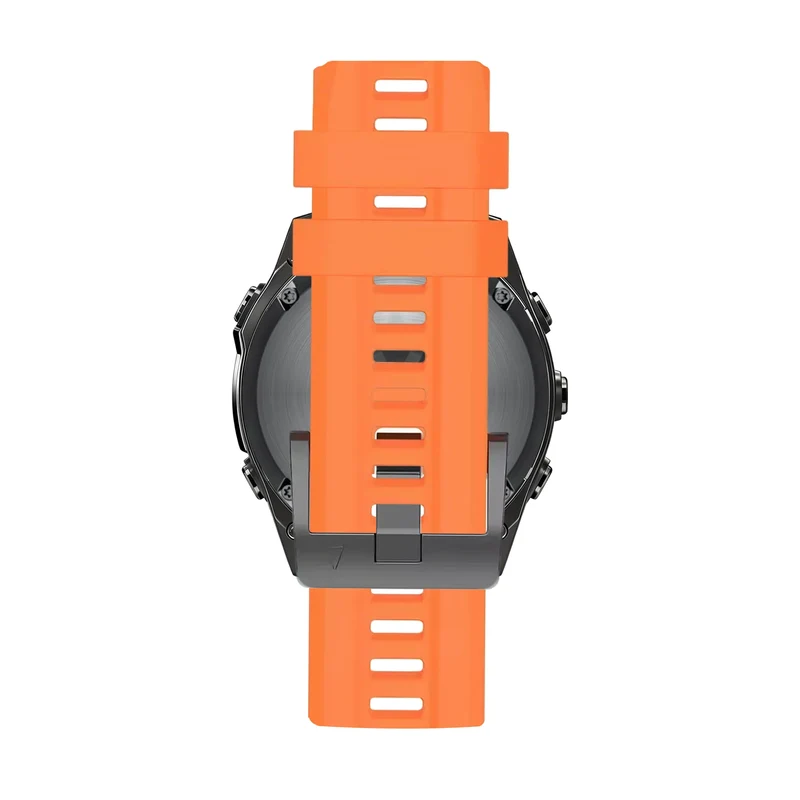 Bandz Garmin Fenix 9 - 43mm Silikonarmband 'Classic' (Orange)