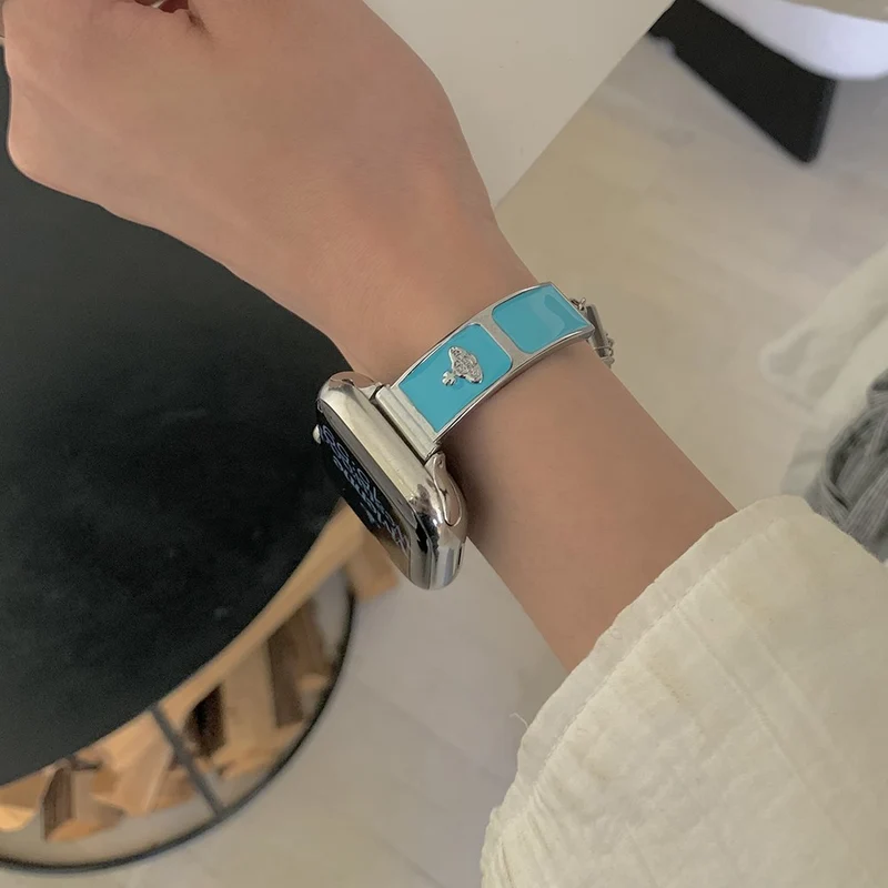 Mega Stylisch Apple Smartwatch Metall Universell Armband