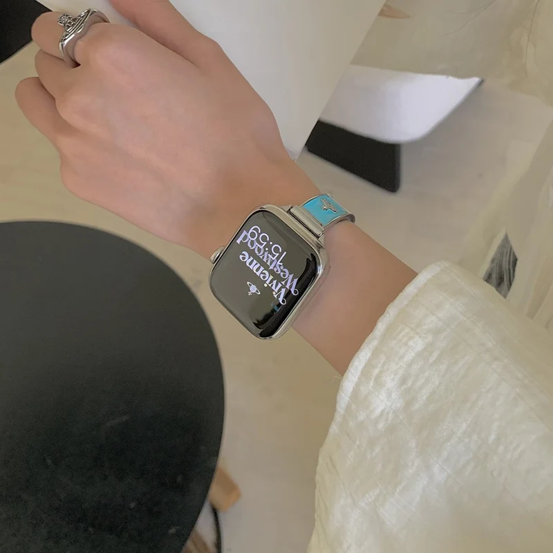 Mega Stylisch Apple Smartwatch Metall Universell Armband
