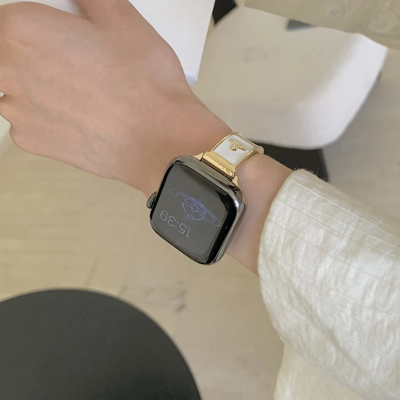 Mega Stylisch Apple Smartwatch Metall Universell Armband
