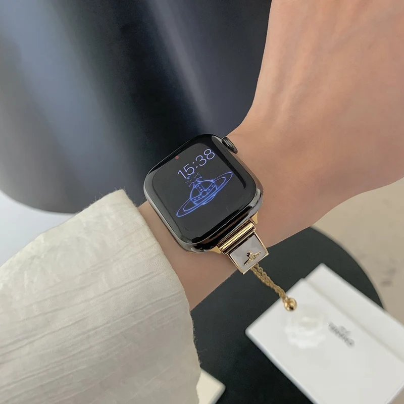 Mega Stylisch Apple Smartwatch Metall Universell Armband