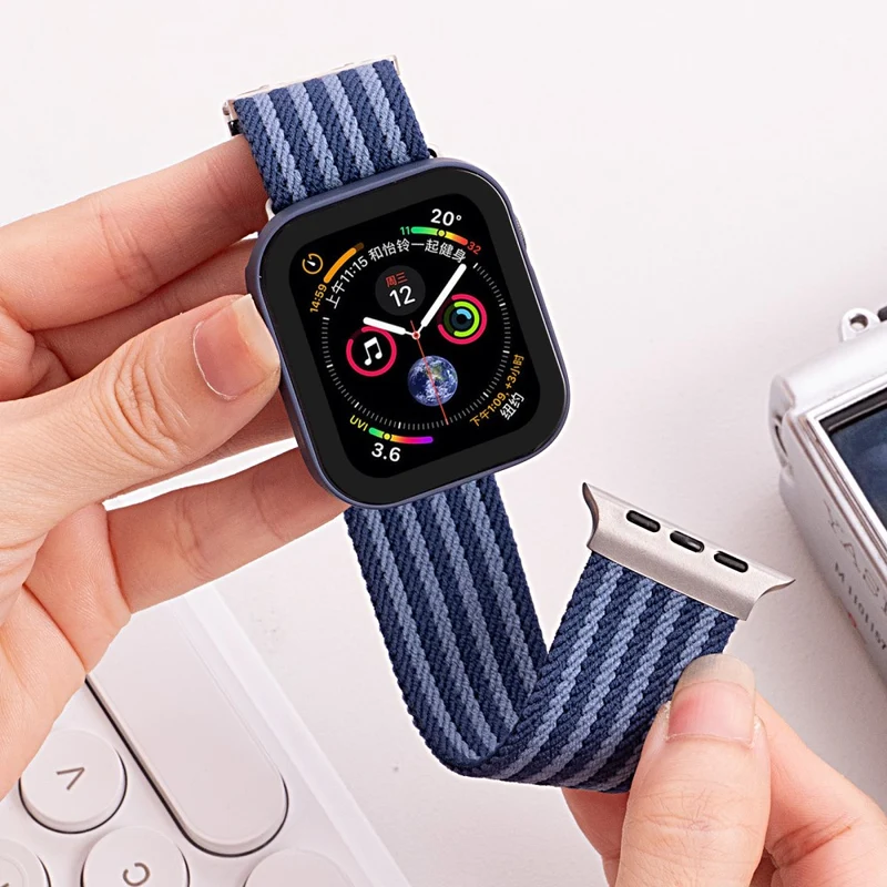 Absolut Modisch Apple Smartwatch Nylon Universell Armband
