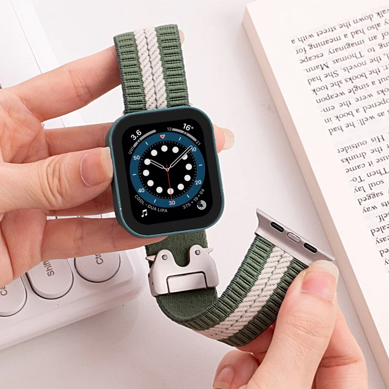 Super Stark Apple Smartwatch Nylon Universell Armband