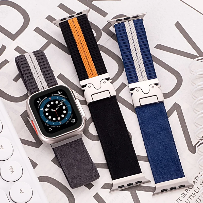 Super Stark Apple Smartwatch Nylon Universell Armband