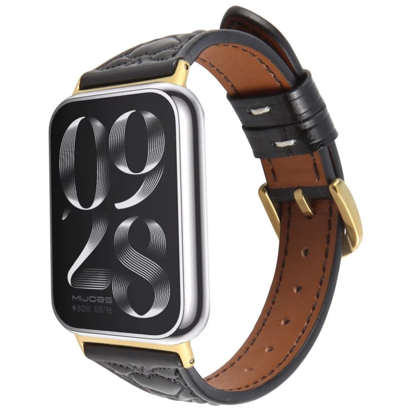 Super Elegant Xiaomi Smartwatch Echtes Leder Universell Armband