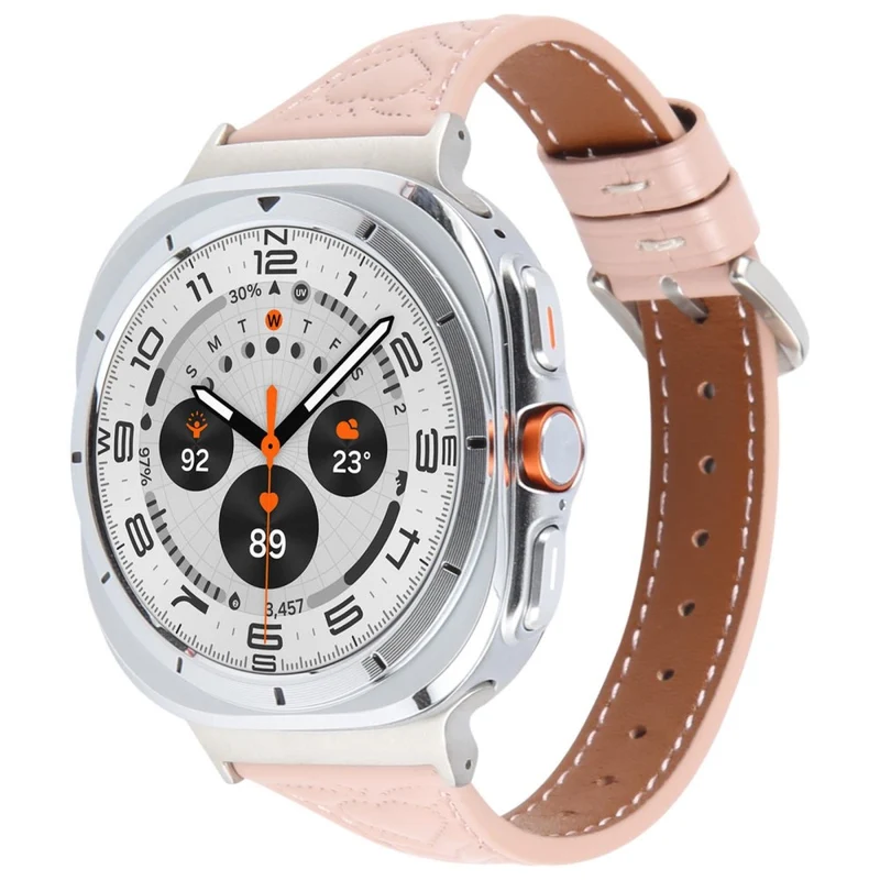 Sehr Angenehm Samsung Galaxy Watch Ultra 47mm Echtes Leder Armband