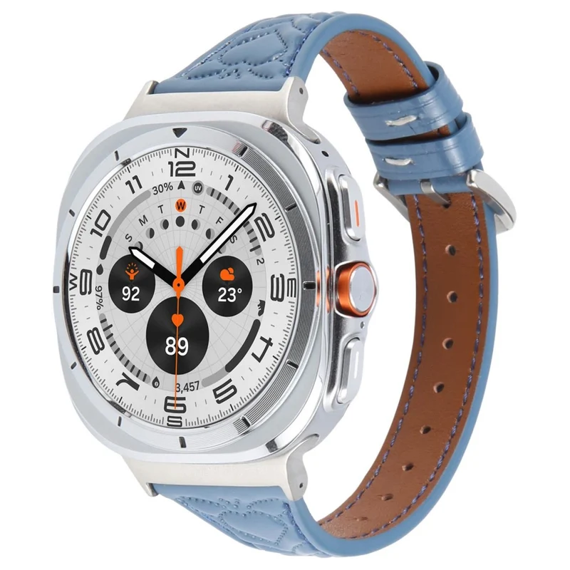 Sehr Angenehm Samsung Galaxy Watch Ultra 47mm Echtes Leder Armband