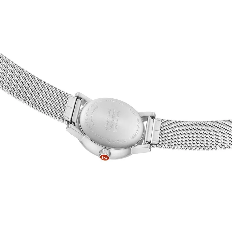 Mondaine evo2 MSE.30210.SM Damenuhr Silber • Saphirglas • Swiss Made