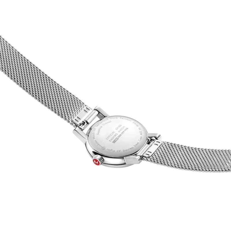 Mondaine evo2 MSE.26130.SM Damenuhr Rosa • Saphirglas • Schweizer Quarzwerk