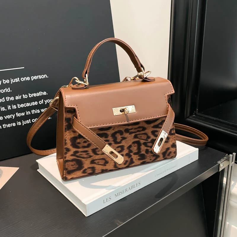 Tierdruck Strukturierte Handtasche