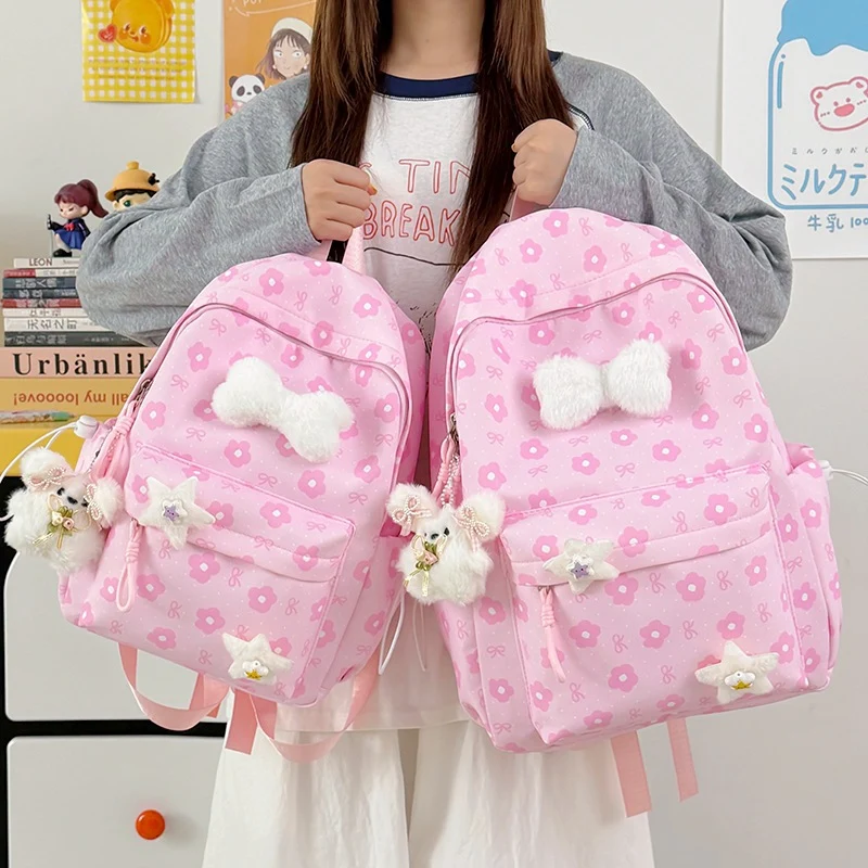 Blumenverzierte gemusterte Rucksack Karnz