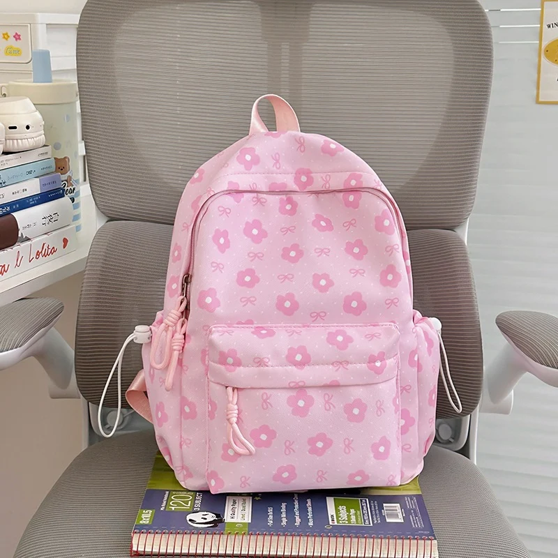 Blumenverzierte gemusterte Rucksack Karnz