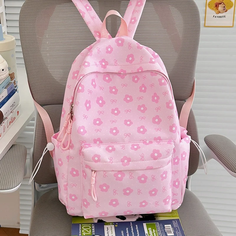 Blumenverzierte gemusterte Rucksack Karnz