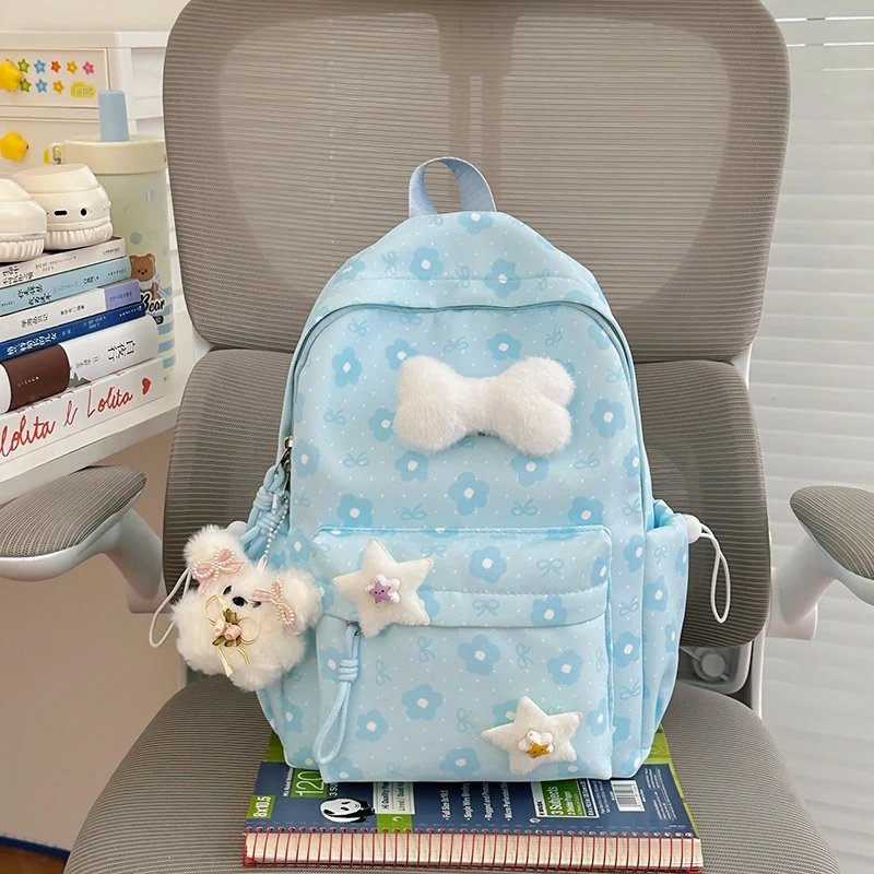 Blumenverzierte gemusterte Rucksack Karnz