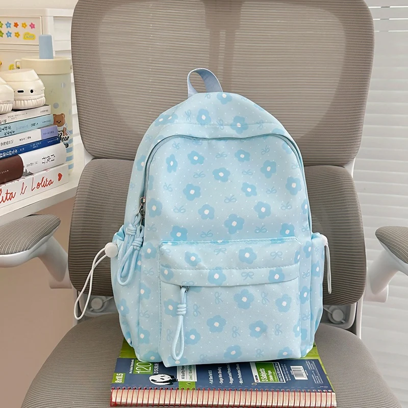 Blumenverzierte gemusterte Rucksack Karnz