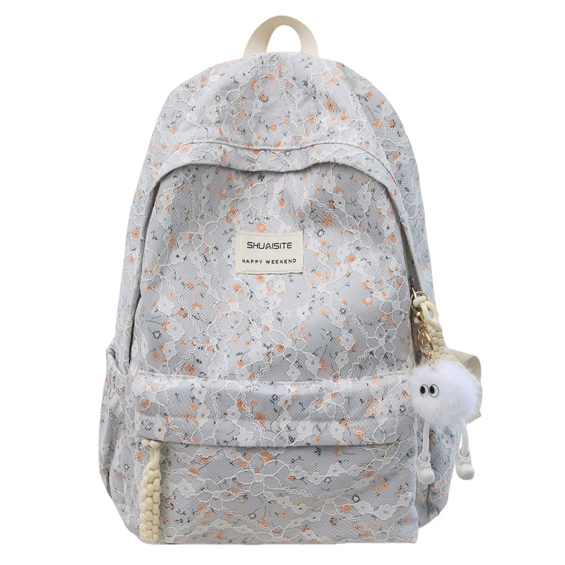 Blumenverzierte Rucksack Karnz