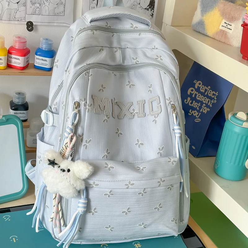 Floral Applikation Stylischer Rucksack Karnz