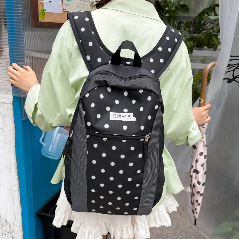 Haltbarer Gepunkteter Rucksack Karnz