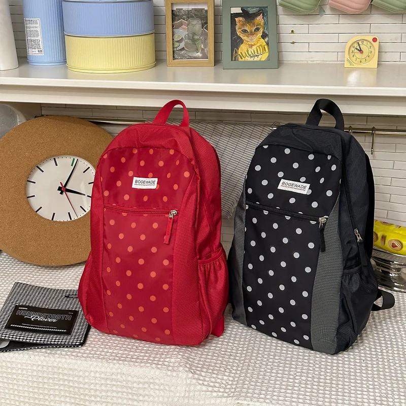 Haltbarer Gepunkteter Rucksack Karnz