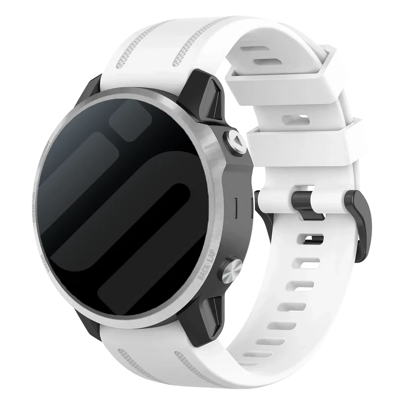 Garmin Fenix 9 - 43mm Silikonarmband (Weiß)