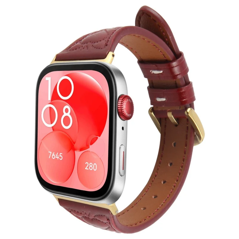 Stark Huawei Watch Fit Echtes Leder Armband