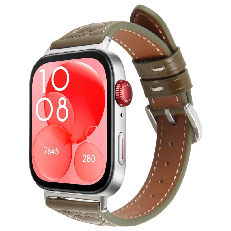 Absolut Cool Huawei Watch Fit 3 Echtes Leder Armband