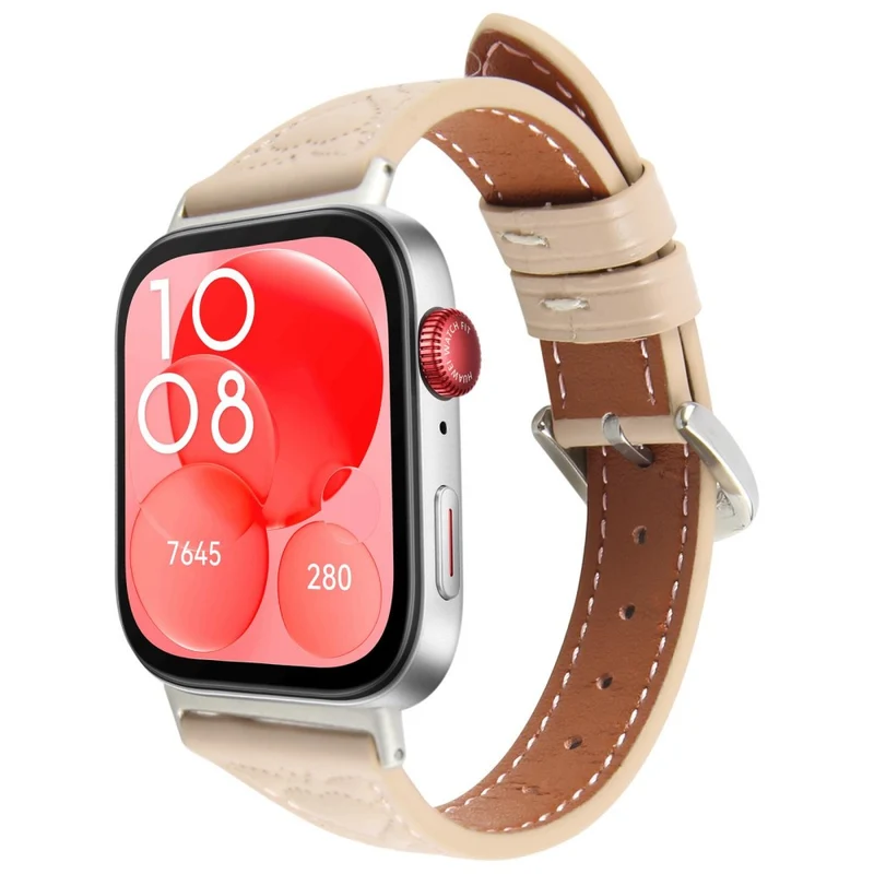 Absolut Cool Huawei Watch Fit 3 Echtes Leder Armband