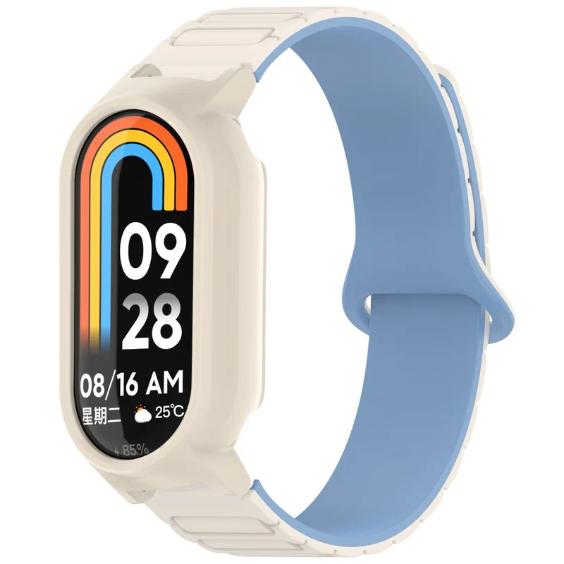 Bequem Xiaomi Mi Band 9 / Xiaomi Smart Band 8 Silikon Universell Armband