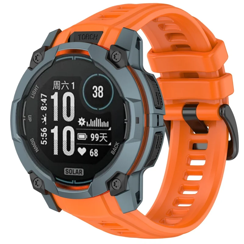 Weich Garmin Instinct 3 45mm Silikon Armband