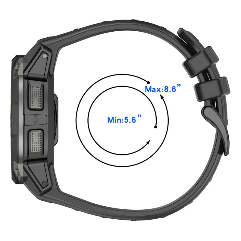 Weich Garmin Instinct 3 45mm Silikon Armband