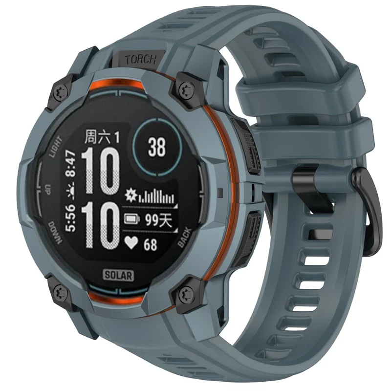 Weich Garmin Instinct 3 45mm Silikon Armband