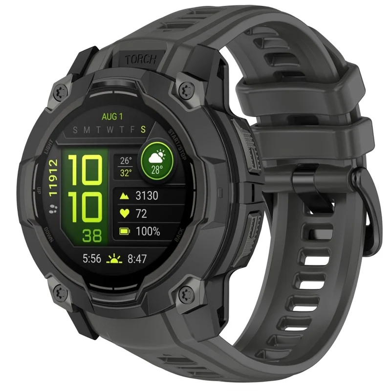 Weich Garmin Instinct 3 45mm Silikon Armband