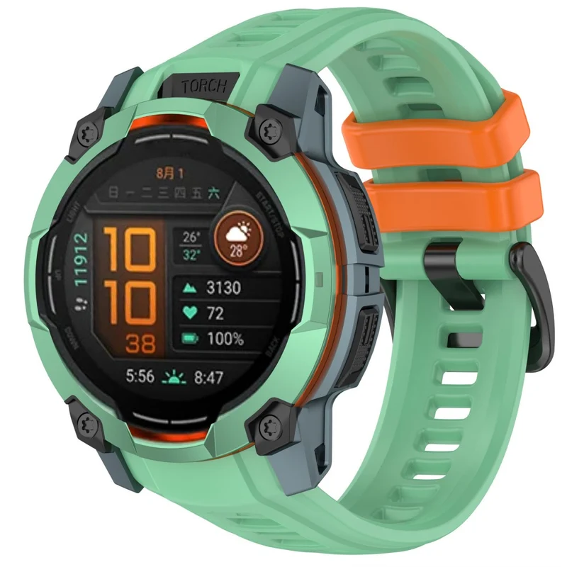 Weich Garmin Instinct 3 45mm Silikon Armband