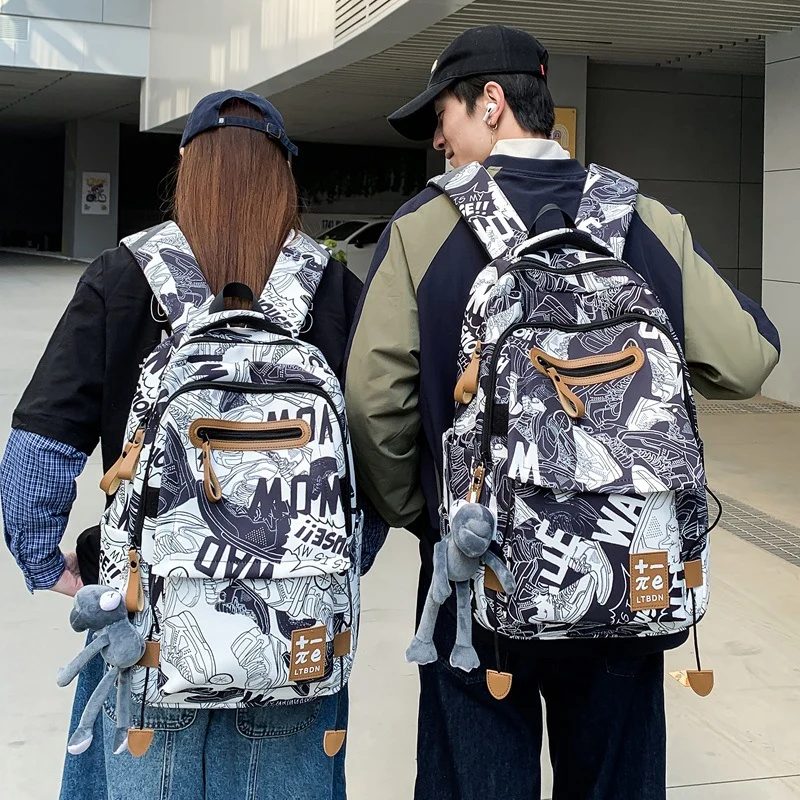 Modischer Gemusterter Rucksack Karnz