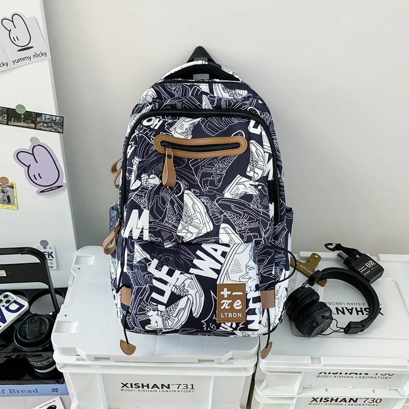Modischer Gemusterter Rucksack Karnz