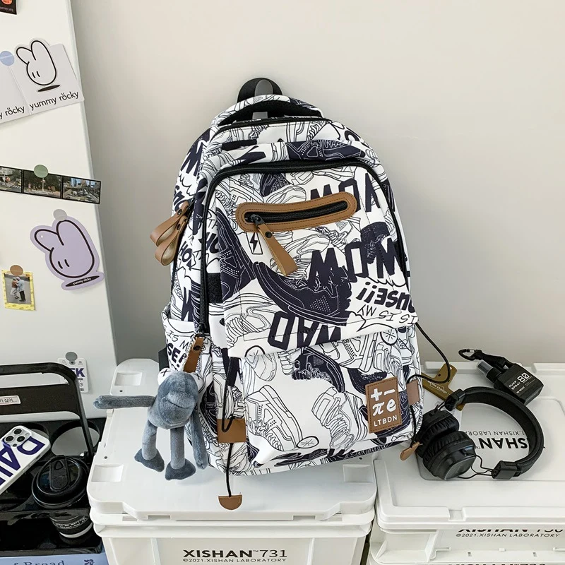 Modischer Gemusterter Rucksack Karnz