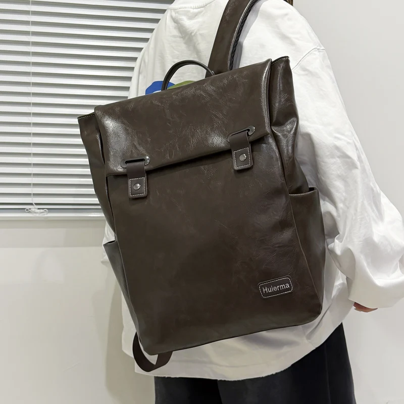 Modischer Leder Rucksack Karnz