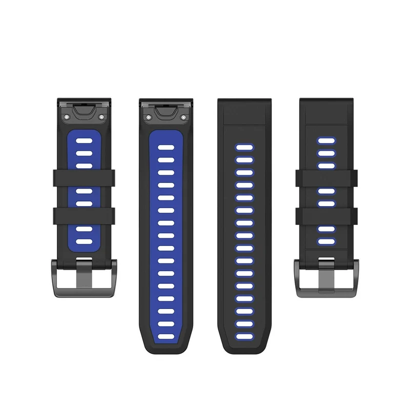 Garmin Fenix 9 - 43mm Schnallen-Sportarmband (Schwarz/Blau)