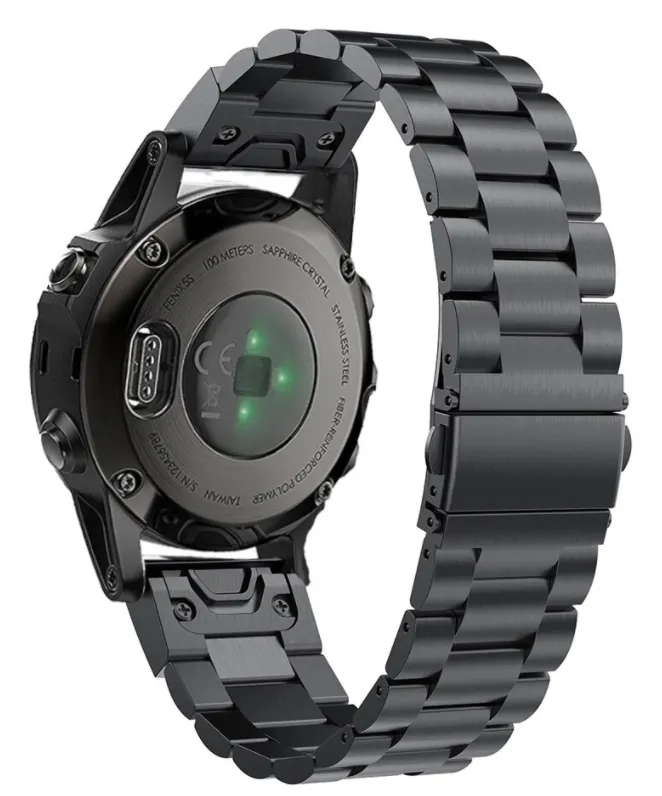 Garmin Fenix 9 - 43mm Stahlarmband (Schwarz)