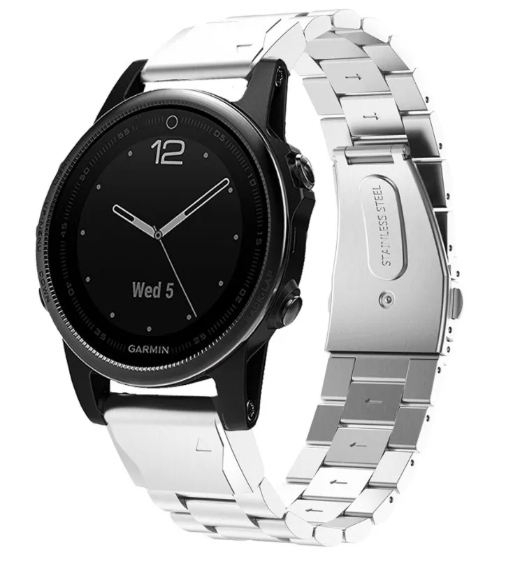 Garmin Fenix 9 Pro - 43mm Stahlarmband (Silber)