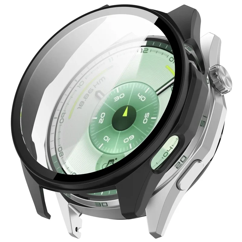 Huawei Watch GT 7 - 46mm Hardcase mit Glas (Schwarz)