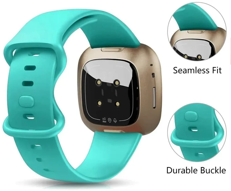 Fitbit Sense Silikonarmband (Aqua)