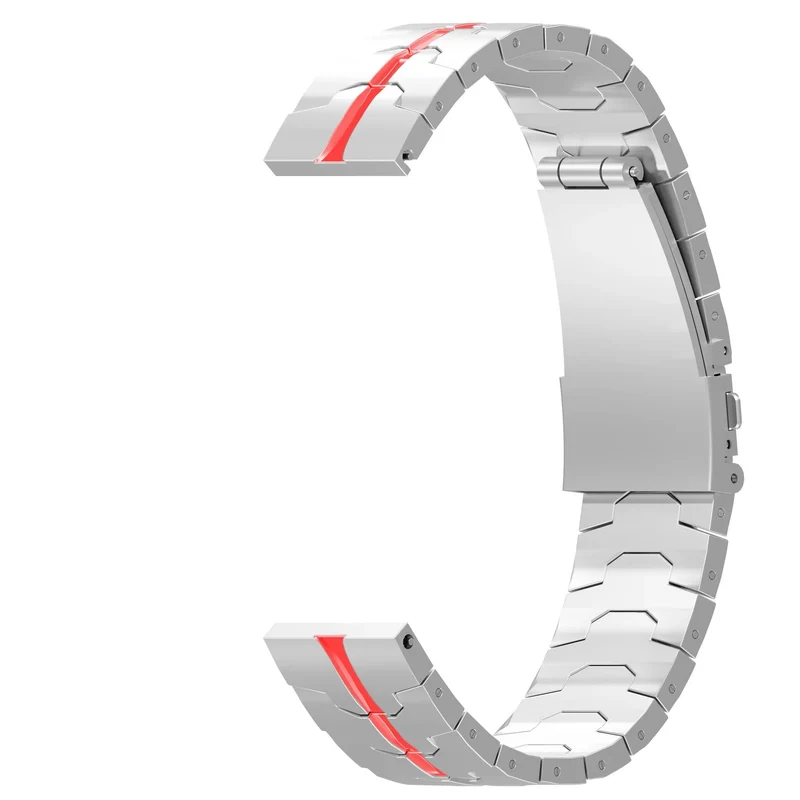Huawei Watch GT Stahlarmband (Silber/Rot)