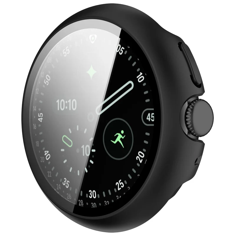 Google Pixel Watch 5 - 41mm Hard Case mit Glas (Schwarz)