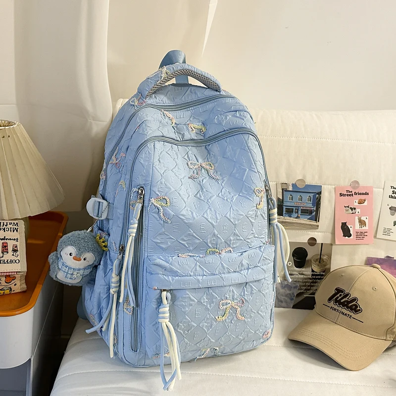 Bestickter Stepp-Rucksack Karnz