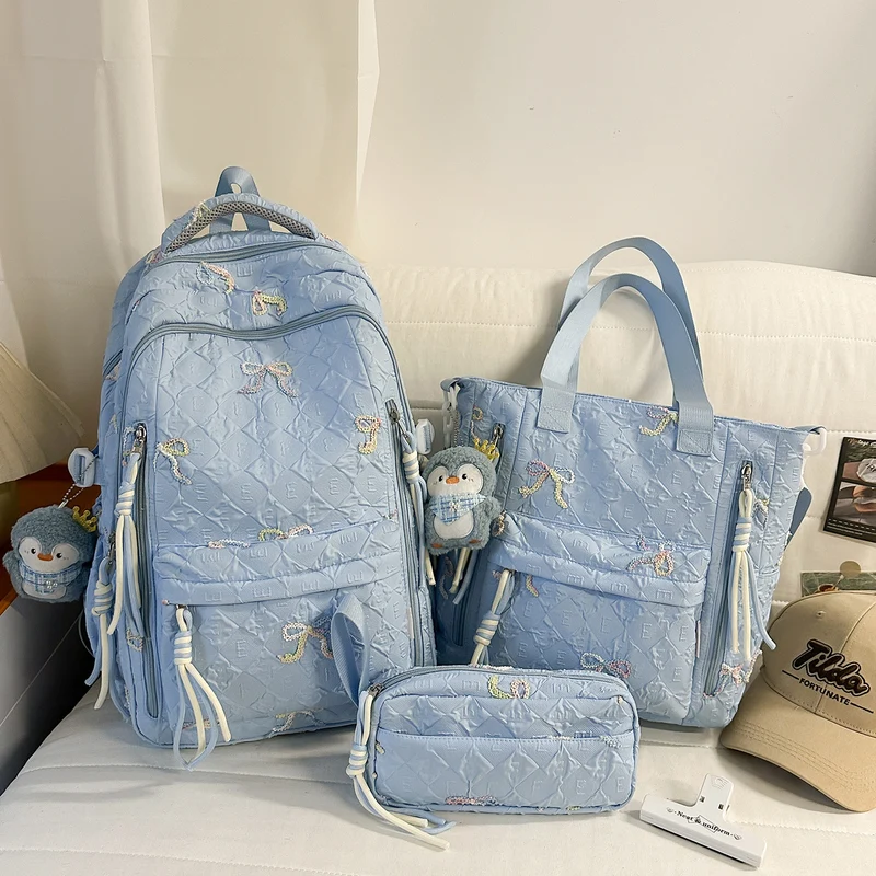 Bestickter Stepp-Rucksack Karnz