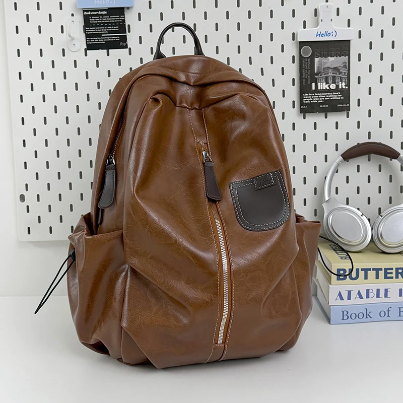 Eleganter Leder-Rucksack Karnz