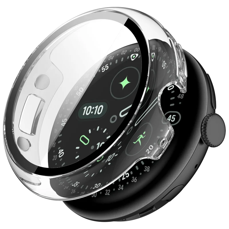 Google Pixel Watch 5 - 45mm Hard Case mit Glas (Transparent)