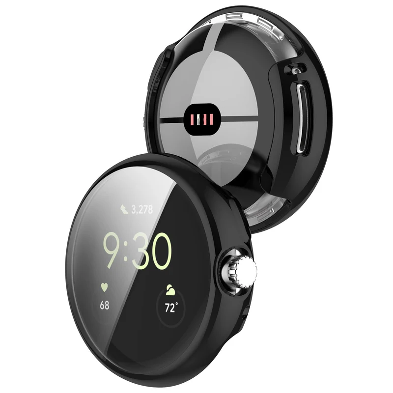 Google Pixel Watch 5 - 45mm TPU Hülle (Schwarz)